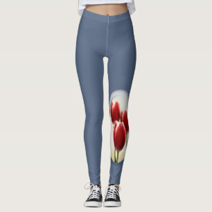 Rote Tulpen Leggings