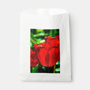 Rote Tulpenblüten Geschenktütchen