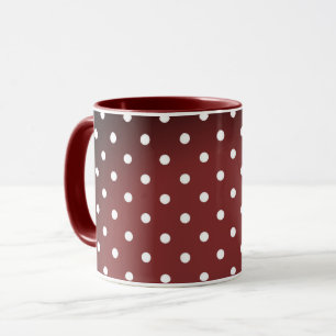Rote Tupfen Tasse