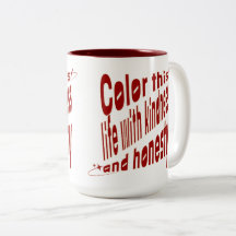 Rote Typografie-Motivation
