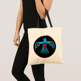 Rote u. blaue Thunderbird-Taschen-Tasche Tragetasche