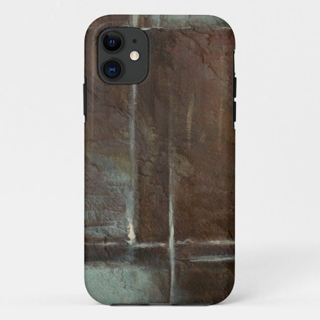 Rote u. graue Backsteinmauer Case-Mate iPhone Hülle (Rückseite)