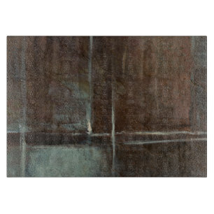 Rote u. graue Backsteinmauer Schneidebrett