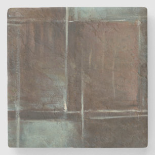 Rote u. graue Backsteinmauer Steinuntersetzer