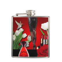 Rote u. schwarze Girly Mode