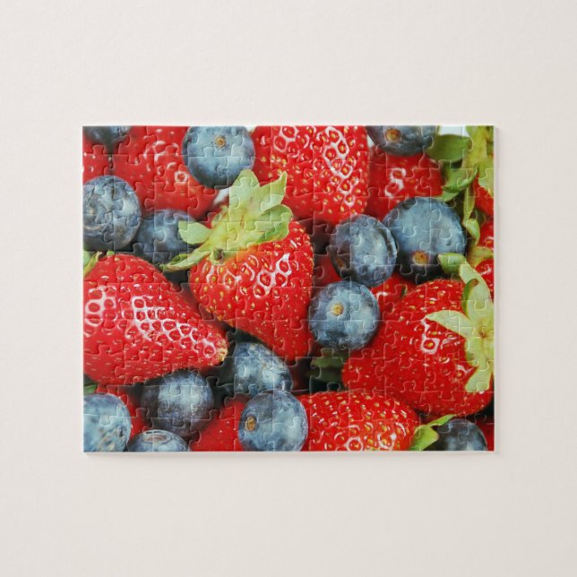 Rote und blaue Beerenmischung (Horizontal)
