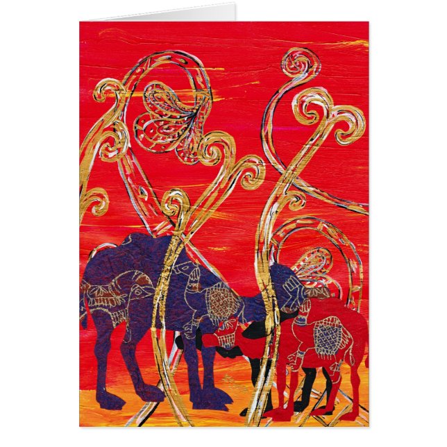 Rote und blaue Kamele (Vorne)