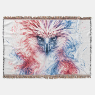 Rote und blaue philippinische Adler-Geometrie-Kuns Decke