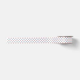 Rote und Blaue Sterne Patriotische Ribbon Satinband