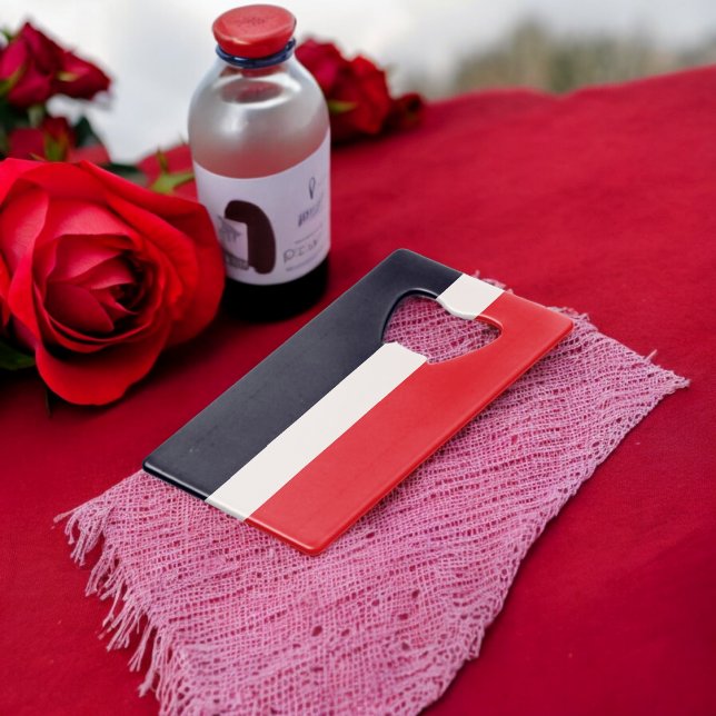 Rote und blaue Streifen Geldbeutel Flaschenöffner (Bottle Openers)