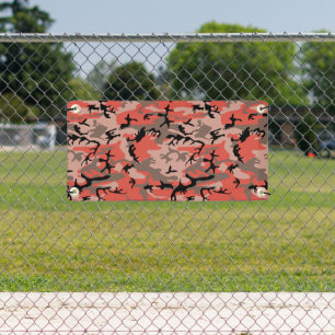 Rote und braune Camouflage, Militär, Armee Banner