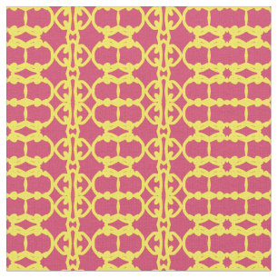 Rote und gelbe Stoffmuster Stoff