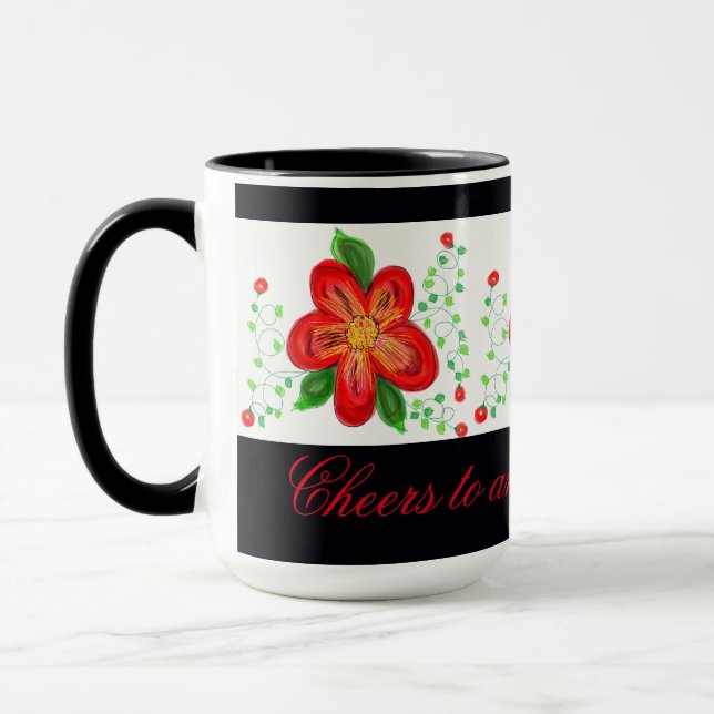 Rote und gelbe Tasse (Links)