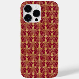 ROTE UND GOLD ART DECO-MUSTER Case-Mate iPhone 14 PRO MAX HÜLLE