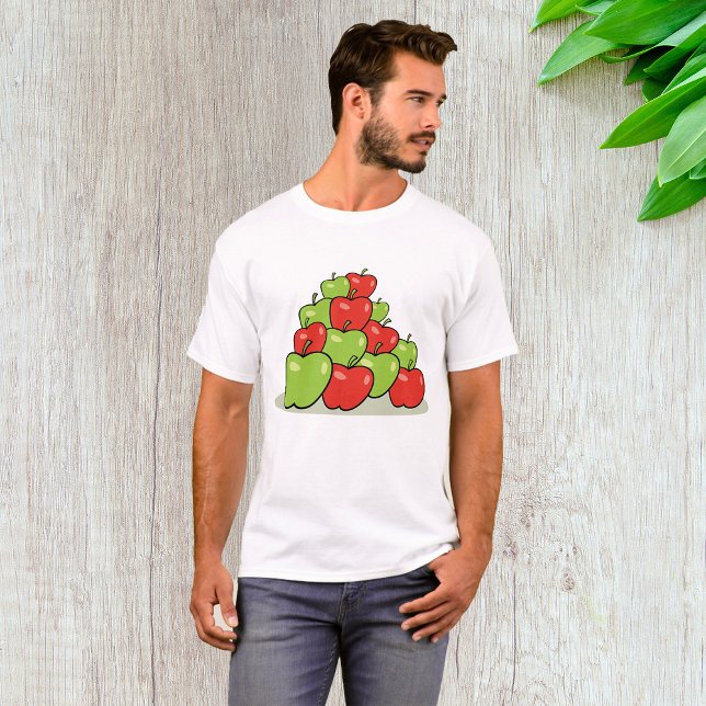 Rote und grüne Äpfel T-Shirt (Von Creator hochgeladen)