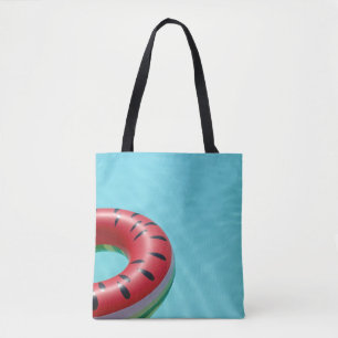 Rote und grüne Lifebuodie am Pool Tasche