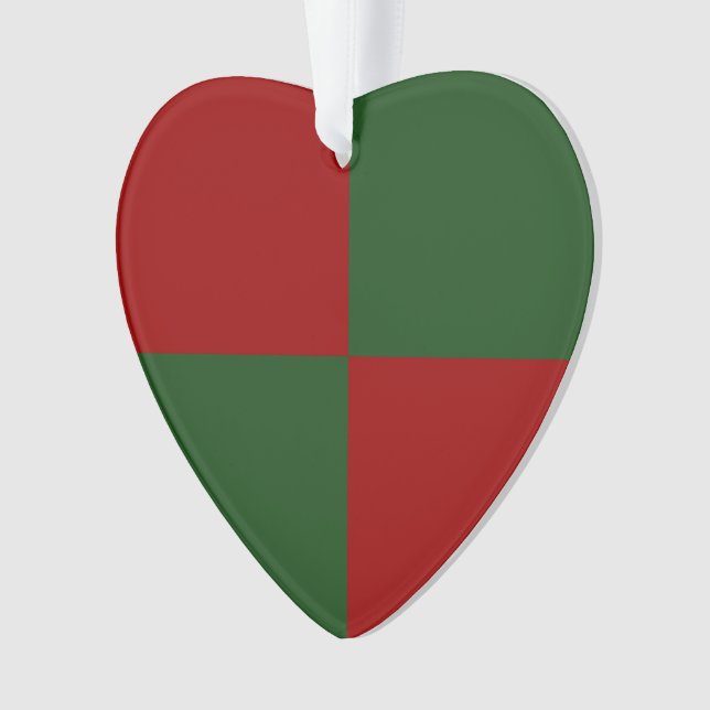 Rote und grüne Rechtecke Ornament (Vorderseite)