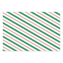 Rote und grüne Streifen Weihnachtsverpackung