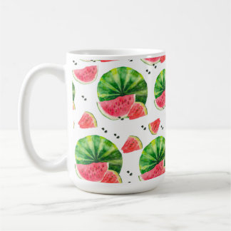 ROTE UND GRÜNE WASSERMELON-SCHICHTEN KAFFEETASSE