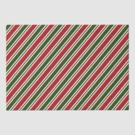 Rote und grüne Weihnachten  Seidenpapier