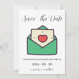 Rote und grüne Weihnachten speichern Sie die Datum Einladung