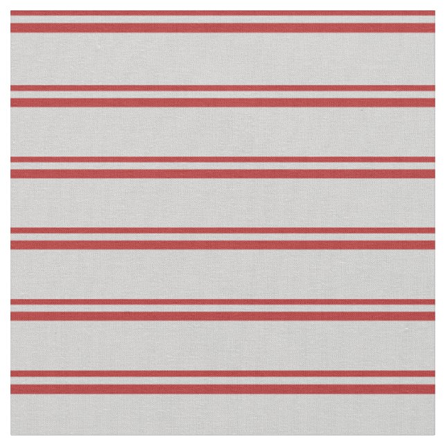 Rote und hellgraue Streifen/Linienmuster Stoff (Nahaufnahme)