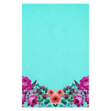 Rote und lila Rose türkis