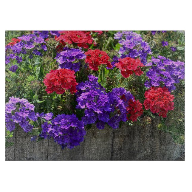 Rote und Lila Schnittplatine Schneidebrett (Vorderseite)