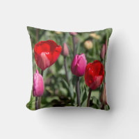 Rote und lila Tulpen-Poster