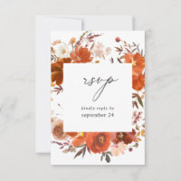 Rote und orangefarbene Herbstflora UAWG