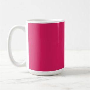 Rote und rosa Blume mit üppig grünem l Kaffeetasse