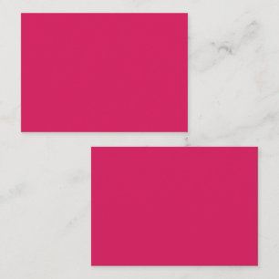 Rote und rosa Blume mit üppig grünem l Terminkarte