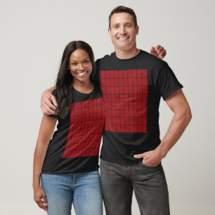 Rote und rosa Blumengrafiken mit Geranien T-Shirt