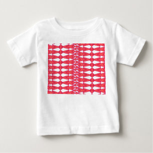 Rote und rosa Bowties Baby T-shirt