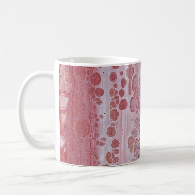 Rote und rosa Flecken  Kaffeetasse (Links)