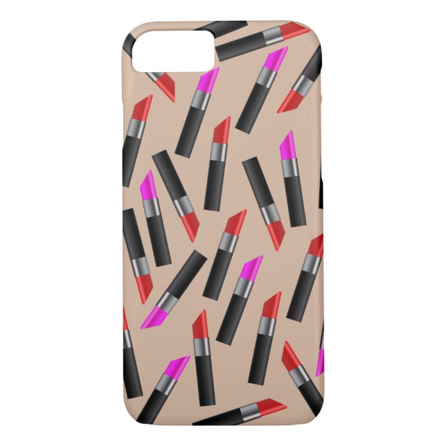 Rote und rosa Lippenstifte. Maskenbildner Case-Mate iPhone Hülle (Rückseite)