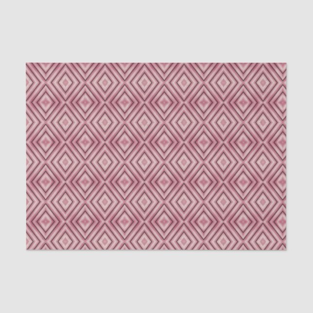 Rote und schwarze Diamanten für Gewebepapier Seidenpapier (Vorderseite)