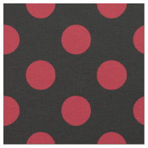 Rote und schwarze Polka-Punkte