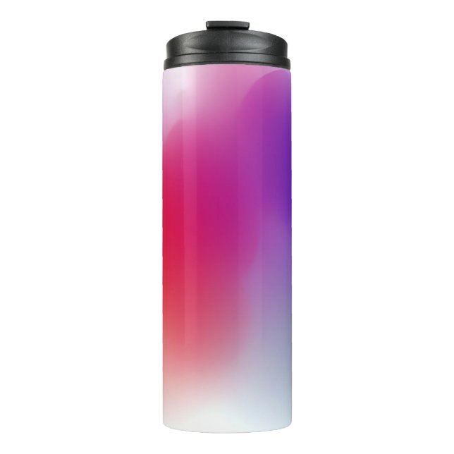 Rote und violette Mischungen Thermosbecher (Vorderseite)