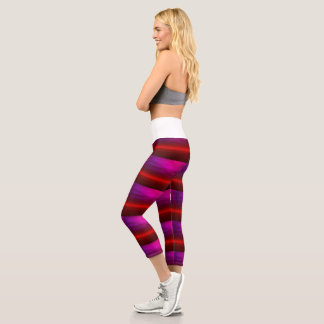 Rote und violette Yoga-Hosen Leggings