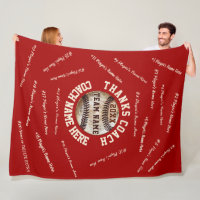 Rote und weiße Baseballtrainer-Geschenke, alle