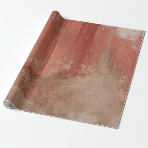 ROTE UND WEISSE BETONWAND GESCHENKPAPIER