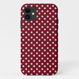Rote und weiße Buttonpolka-Punktmuster-Polkapunkte title_seo2