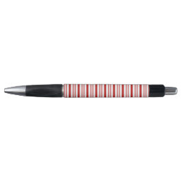 Rote und weiße Candy Stripes Kugelschreiber