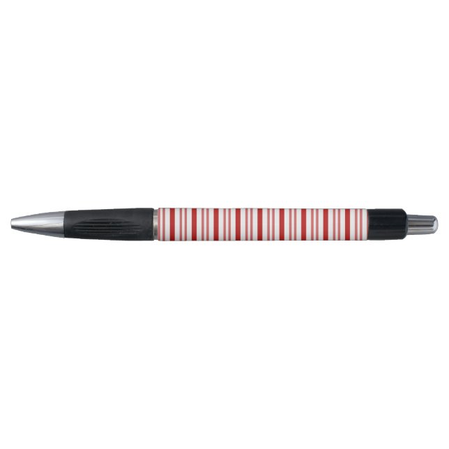 Rote und weiße Candy Stripes Kugelschreiber (Vorderseite)