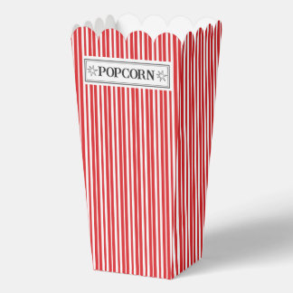 Rote und Weiße Gestreifte Popcorn-Geschenkbox Geschenkschachtel