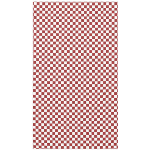 Rote und weiße karierte Quadrate Tischdecke