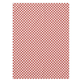 Rote und weiße Picnic-Tafel Tischdecke