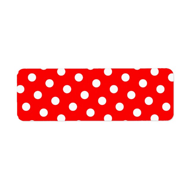Rote und weiße Polka-Punkte (Vorne)