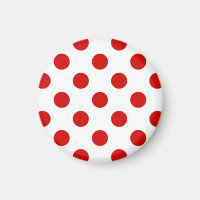 Rote und weiße Polka-Punkte